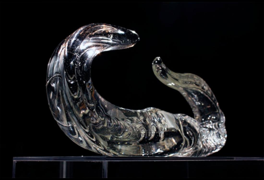 escultura vidrio rego